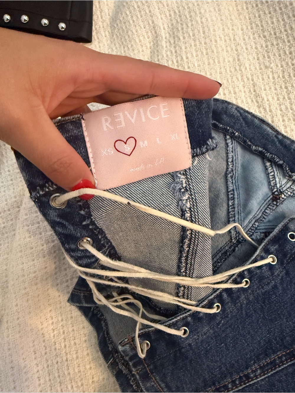 Revice denim strapless top - Picture 3 of 3